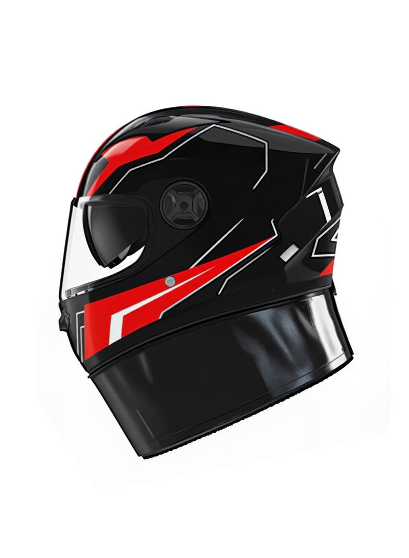 عام خوذة دراجة نارية تغطي الوجه بالكامل، خفيفة الوزن، مقاومة للصدمات، مزودة ببطانة تسمح بمرور الهواء، وهي ملحق رائع للقيادة، وخوذة سباق مناسبة لجميع الفصول، وللرجال والنساء على حد سواء. - Image 4